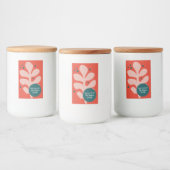 Hand getrokken kerst illustratie voedselcontainer etiket (Flessen)