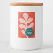 Hand getrokken kerst illustratie voedselcontainer etiket (Voorkant)