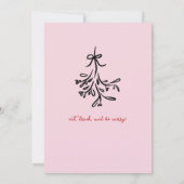 Hand getrokken kerstfeest jingle en mengen aankondiging (Achterkant)