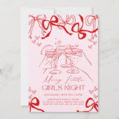 Hand getrokken kerstfeest uitnodiging (Voorkant)