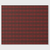 Hand getrokken klassieke rode geruite patroon cadeaupapier (Vlak)