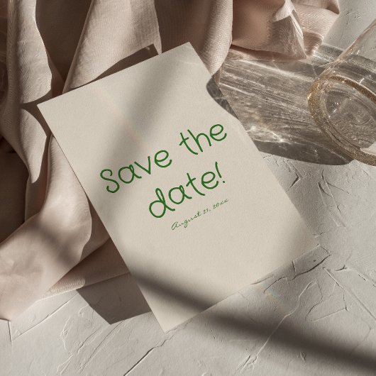 Hand getrokken kleurrijke pastel eigenzinnige bloe save the date
