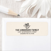  Hand Getrokken Klokken Grens Foto Kerst Etiket (Insitu)