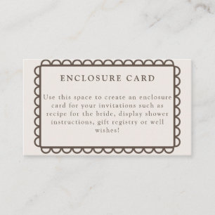 Hand getrokken koffie Vrijgezellenfeest behuizing  Informatiekaartje