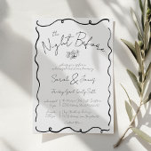 Hand getrokken krabbel eenvoudige foto bruiloft re kaart