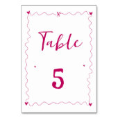 Hand getrokken krabbellijn illustraties bruiloft kaart (Voorkant)