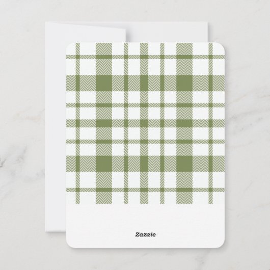 Hand getrokken krans rode boog foto kerst Kaart (Achterkant)