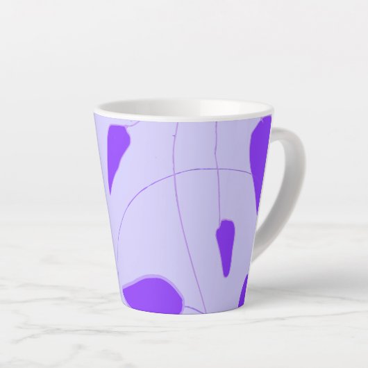 Hand getrokken kruiden latte mok (Rechterhoek)