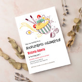 Hand getrokken kruidig ei noedels Ramen BBQ Verjaa Kaart