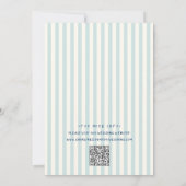 Hand getrokken Kust Retro Bruiloft uitnodiging (Achterkant)