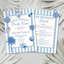 Hand getrokken laatste toast op de kust Bacheloret