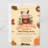 Hand getrokken Latte Leuke Herfst Verjaardag Kaart (Voorkant)