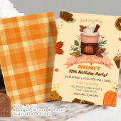 Hand getrokken Latte Leuke Herfst Verjaardag Kaart