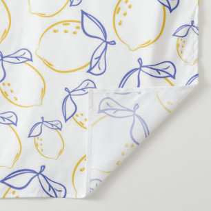 Hand getrokken Lemon Patroon Tapestry Wandkleed