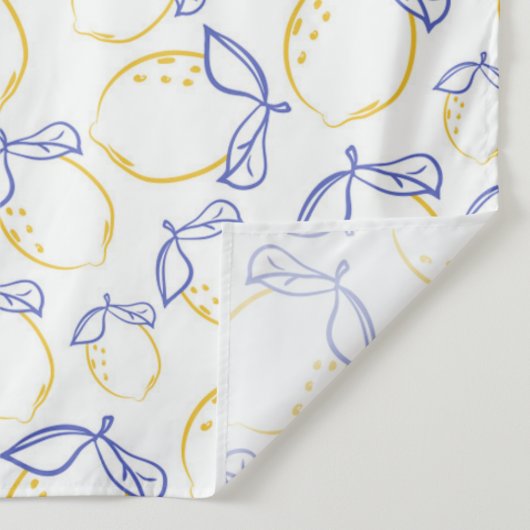 Hand getrokken Lemon Patroon Tapestry Wandkleed (Detail)