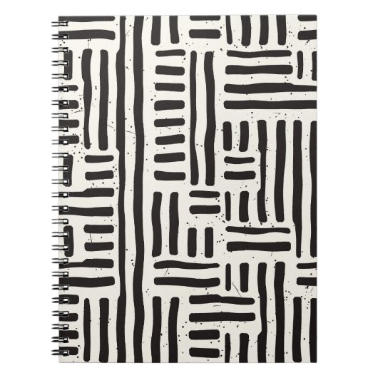 Hand getrokken lijnen, grungy naadloze textuur. notitieboek (Voorkant)