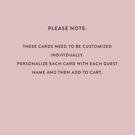 Hand-getrokken Lijst Vrijgezellenfeest Place Card Kaart