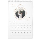 Hand getrokken Lijsten Fotocollage Kalender (Feb 2027)