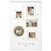 Hand getrokken Lijsten Fotocollage Kalender (Hoes)