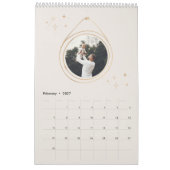 Hand getrokken Lijsten Fotocollage Kalender (Feb 2027)
