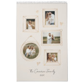 Hand getrokken Lijsten Fotocollage Kalender (Hoes)