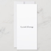 Hand getrokken lineaire tulp Kaart (Achterkant)