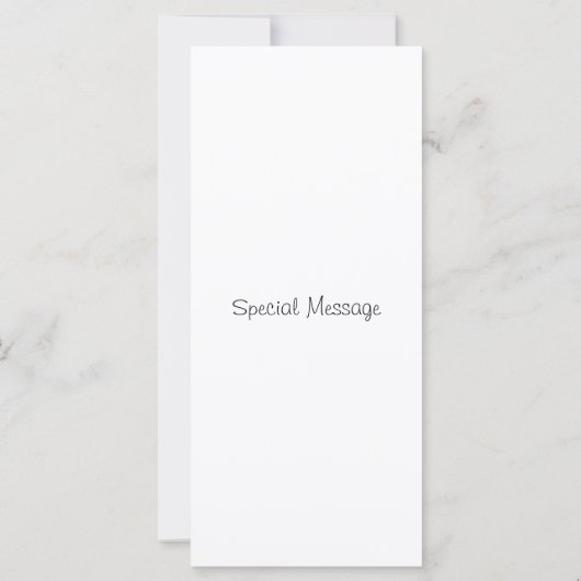 Hand getrokken lineaire tulp Kaart (Achterkant)