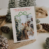  Hand Getrokken Linten Boom Foto Kerst Feestdagenkaart