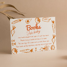 Hand getrokken lokaal geteeld Baby shower boek aan