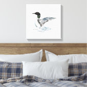 Hand getrokken Loon afbeelding Canvas Afdruk (Insitu (Slaapkamer))