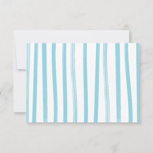 Hand getrokken Luier Raffle Boy Kaart (Achterkant)