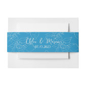 Hand getrokken mediterrane citroen bruiloft uitnodigingen wikkel (Voorkant Voorbeeld)