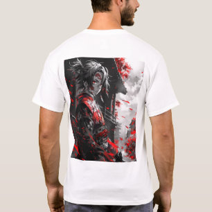 Hand getrokken minimalistische demon slager anime  t-shirt