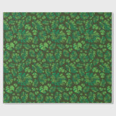 Hand getrokken Monstera Leaf Array Cadeaupapier (Vlak)