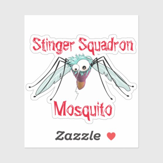 Hand getrokken mug sticker (Vel)