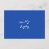 Hand getrokken nautische bruiloft RSVP Informatiekaartje (Achterkant)