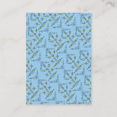 Hand getrokken Ooievaarsboeken voor Baby Informatiekaartje (Achterkant)