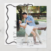 Hand getrokken Oud Geld Sla de Datum Foto Kaart (Voorkant / Achterkant)