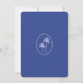 Hand getrokken Palm Tree bewegende aankondiging (Achterkant)