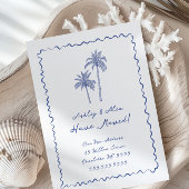 Hand getrokken Palm Tree bewegende aankondiging