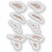 Hand getrokken Pampas Tarwe Planner Sticker (Voorkant)