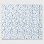 Hand-getrokken patroon van het berglandschap. cadeaupapier (Vlak)