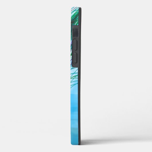 Hand getrokken Peacock Feathers Case-Mate iPhone Case (Achterkant / Links)