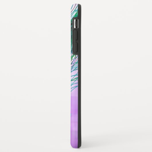 Hand getrokken Peacock Feathers Case-Mate iPhone Case (Achterkant/links)