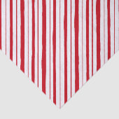 Hand getrokken Pepermunt Stripe Classic Fun Christ Tissuepapier (Detail)