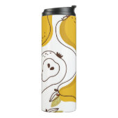 Hand getrokken peren decoratief behang thermosbeker (Gedraaid links)