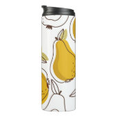 Hand getrokken peren decoratief behang thermosbeker (Geroteerd rechts)