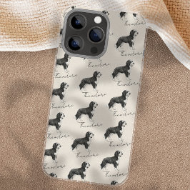 Hand getrokken Pet Portrait Waterverf Doodle Dog iPhone 16 Pro Max Hoesje