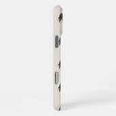 Hand getrokken Pet Portrait Waterverf King Cavalie iPhone Hoesje (Rechterkant)