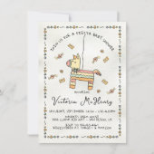 Hand getrokken Piñata Mexicaanse Fiesta Baby showe Kaart (Voorkant)